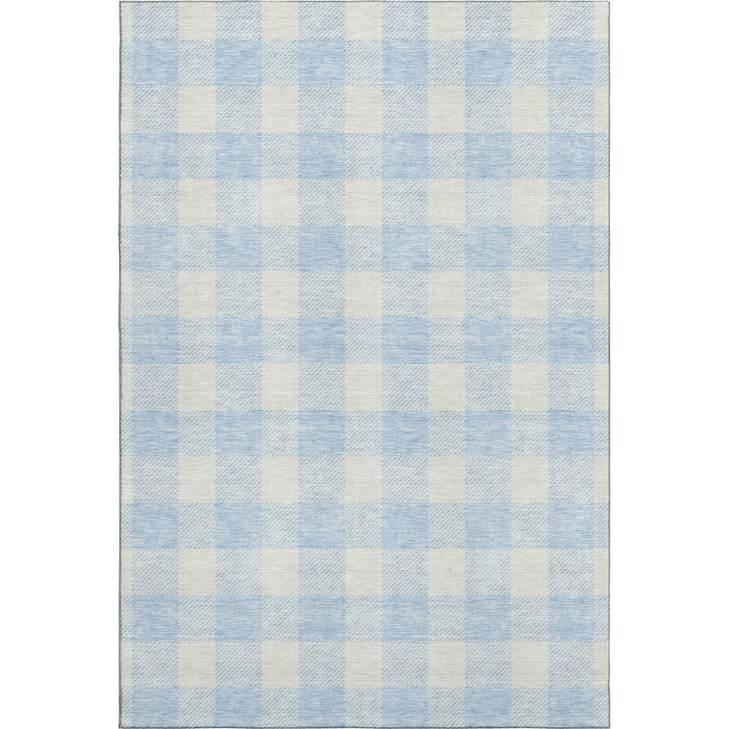 Piper Looms Mayfield Plaid AMF923 Sky Machine Washable Area Rug main image