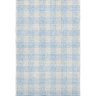 Piper Looms Mayfield Plaid AMF923 Sky Machine Washable Area Rug main image