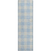 Piper Looms Mayfield Plaid AMF923 Sky Machine Washable Area Rug Runner Main Image