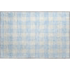 Piper Looms Mayfield Plaid AMF923 Sky Machine Washable Area Rug Scatter Main Image