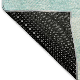 Piper Looms Mayfield Plaid AMF924 Aqua Machine Washable Area Rug Backing Image