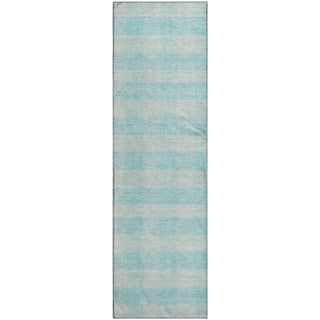 Piper Looms Mayfield Plaid AMF924 Aqua Machine Washable Area Rug Runner Main Image