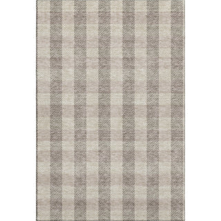 Piper Looms Mayfield Plaid AMF924 Beige Machine Washable Area Rug main image