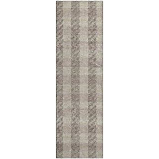 Piper Looms Mayfield Plaid AMF924 Beige Machine Washable Area Rug Runner Main Image
