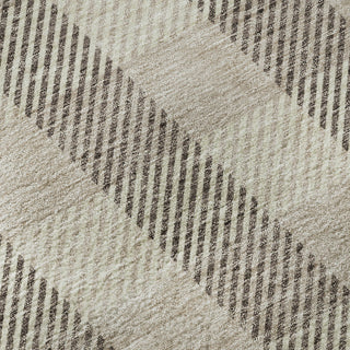 Piper Looms Mayfield Plaid AMF924 Beige Machine Washable Area Rug Swatch Image