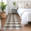 Piper Looms Mayfield Plaid AMF924 Brown Machine Washable Area Rug Runner Lifestyle Image Feature