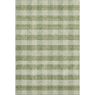 Piper Looms Mayfield Plaid AMF924 Green Machine Washable Area Rug main image