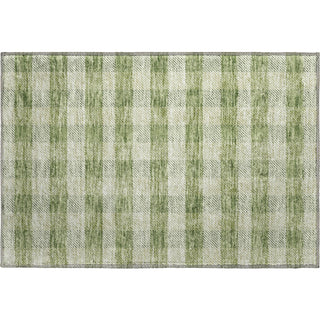 Piper Looms Mayfield Plaid AMF924 Green Machine Washable Area Rug Scatter Main Image