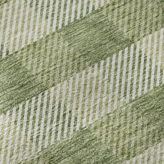 Piper Looms Mayfield Plaid AMF924 Green Machine Washable Area Rug Swatch Image