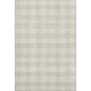 Piper Looms Mayfield Plaid AMF924 Ivory Machine Washable Area Rug main image