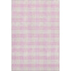 Piper Looms Mayfield Plaid AMF924 Pink Machine Washable Area Rug main image