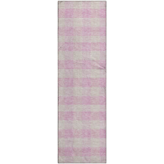 Piper Looms Mayfield Plaid AMF924 Pink Machine Washable Area Rug Runner Main Image
