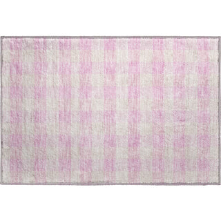 Piper Looms Mayfield Plaid AMF924 Pink Machine Washable Area Rug Scatter Main Image