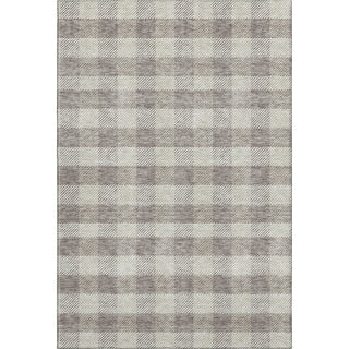 Piper Looms Mayfield Plaid AMF924 Taupe Machine Washable Area Rug main image