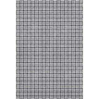 Piper Looms Mayfield Squares AMF925 Black Machine Washable Area Rug main image