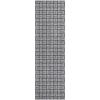 Piper Looms Mayfield Squares AMF925 Black Machine Washable Area Rug Runner Main Image