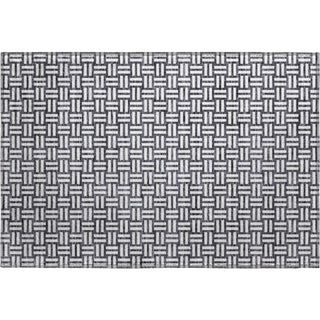 Piper Looms Mayfield Squares AMF925 Black Machine Washable Area Rug Scatter Main Image