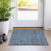 Piper Looms Mayfield Squares AMF925 Blue Machine Washable Area Rug Scatter Lifestyle Image Feature