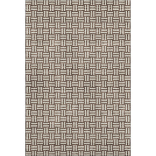 Piper Looms Mayfield Squares AMF925 Brown Machine Washable Area Rug main image