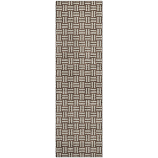 Piper Looms Mayfield Squares AMF925 Brown Machine Washable Area Rug Runner Main Image