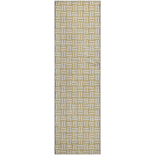 Piper Looms Mayfield Squares AMF925 Gold Machine Washable Area Rug Runner Main Image
