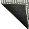 Piper Looms Mayfield Squares AMF925 Gray Machine Washable Area Rug Backing Image
