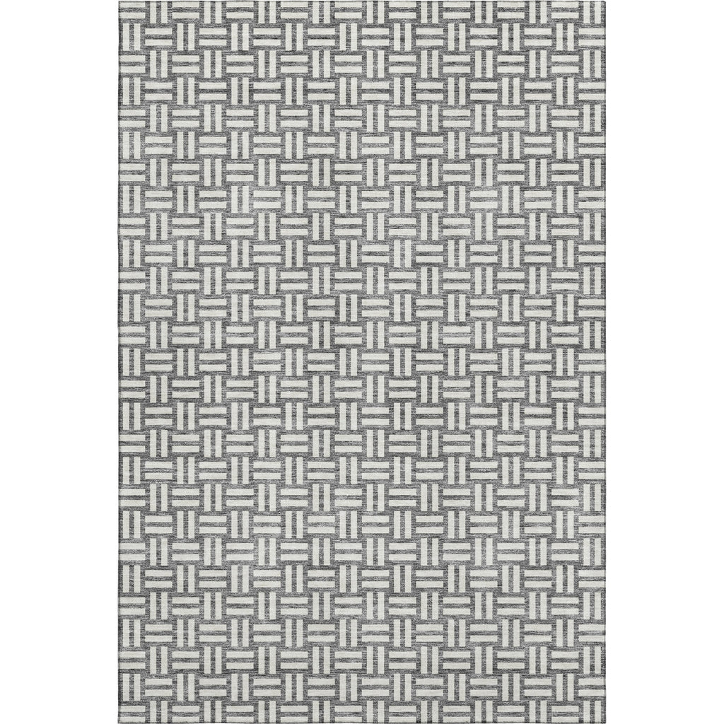 Piper Looms Mayfield Squares AMF925 Gray Machine Washable Area Rug main image