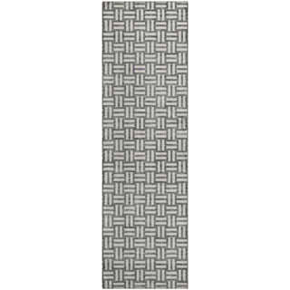 Piper Looms Mayfield Squares AMF925 Gray Machine Washable Area Rug Runner Main Image
