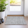 Piper Looms Mayfield Squares AMF925 Gray Machine Washable Area Rug Scatter Lifestyle Image Feature