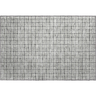 Piper Looms Mayfield Squares AMF925 Gray Machine Washable Area Rug Scatter Main Image