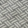 Piper Looms Mayfield Squares AMF925 Gray Machine Washable Area Rug Swatch Image