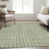 Piper Looms Mayfield Squares AMF925 Green Machine Washable Area Rug Lifestyle Image Feature
