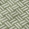 Piper Looms Mayfield Squares AMF925 Green Machine Washable Area Rug Swatch Image