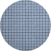 Piper Looms Mayfield Squares AMF925 Navy Machine Washable Area Rug Round Main Image