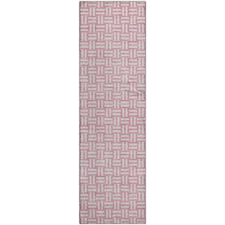 Piper Looms Mayfield Squares AMF925 Pink Machine Washable Area Rug Runner Main Image
