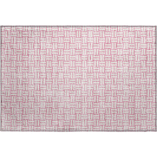 Piper Looms Mayfield Squares AMF925 Pink Machine Washable Area Rug Scatter Main Image