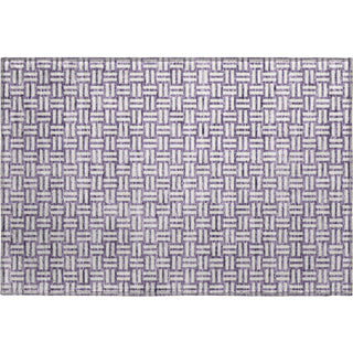Piper Looms Mayfield Squares AMF925 Purple Machine Washable Area Rug Scatter Main Image