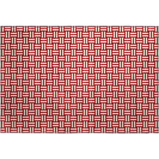 Piper Looms Mayfield Squares AMF925 Red Machine Washable Area Rug Scatter Main Image