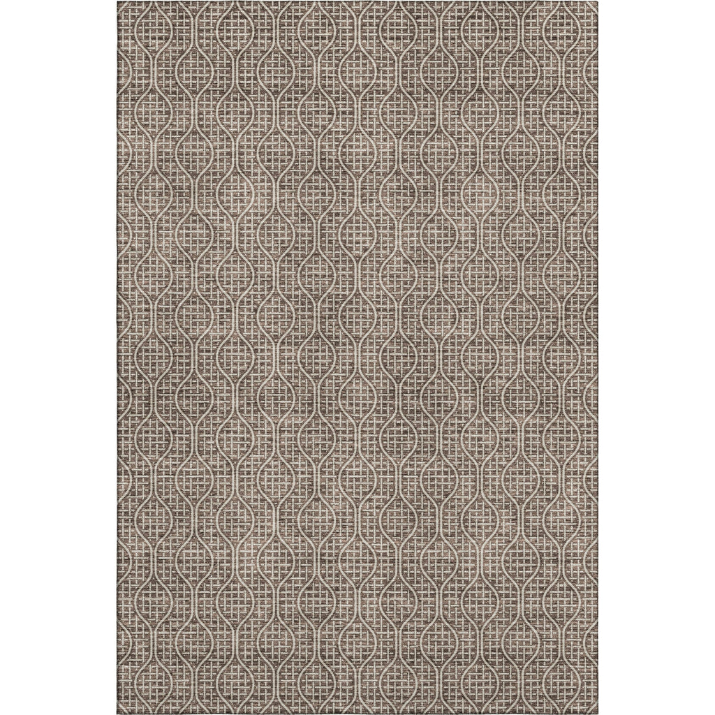 Piper Looms Mayfield Geometric AMF926 Brown Machine Washable Area Rug main image