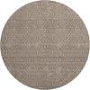 Piper Looms Mayfield Geometric AMF926 Brown Machine Washable Area Rug Round Main Image