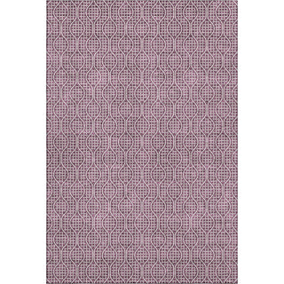 Piper Looms Mayfield Geometric AMF926 Eggplant Machine Washable Area Rug main image