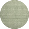 Piper Looms Mayfield Geometric AMF926 Green Machine Washable Area Rug Round Main Image