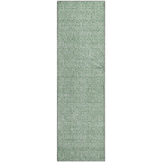 Piper Looms Mayfield Geometric AMF926 Sage Machine Washable Area Rug Runner Main Image