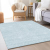 Piper Looms Mayfield Geometric AMF926 Sky Machine Washable Area Rug Lifestyle Image Feature