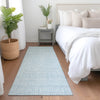 Piper Looms Mayfield Geometric AMF926 Sky Machine Washable Area Rug Runner Lifestyle Image Feature