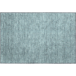 Piper Looms Mayfield Geometric AMF926 Teal Machine Washable Area Rug Scatter Main Image
