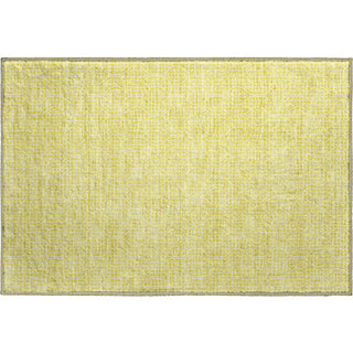 Piper Looms Mayfield Geometric AMF926 Yellow Machine Washable Area Rug Scatter Main Image