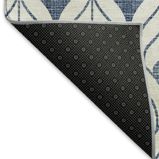 Piper Looms Mayfield Geometric AMF927 Blue Machine Washable Area Rug Backing Image