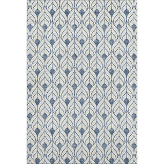 Piper Looms Mayfield Geometric AMF927 Blue Machine Washable Area Rug main image