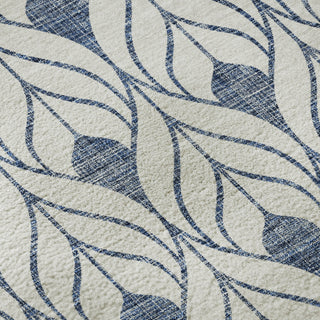 Piper Looms Mayfield Geometric AMF927 Blue Machine Washable Area Rug Swatch Image